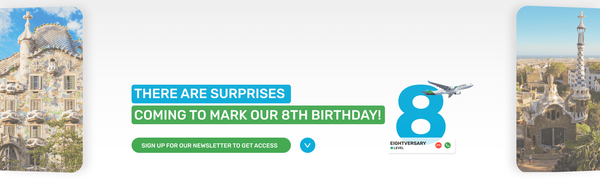 Subscribe to access our 8th anniversary offers